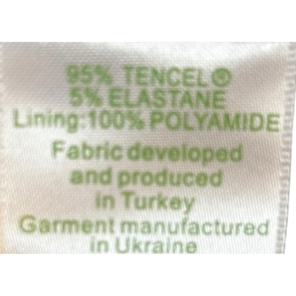 Garnet Hill taupe tie-waist dress Sz S - Picture 6 of 8